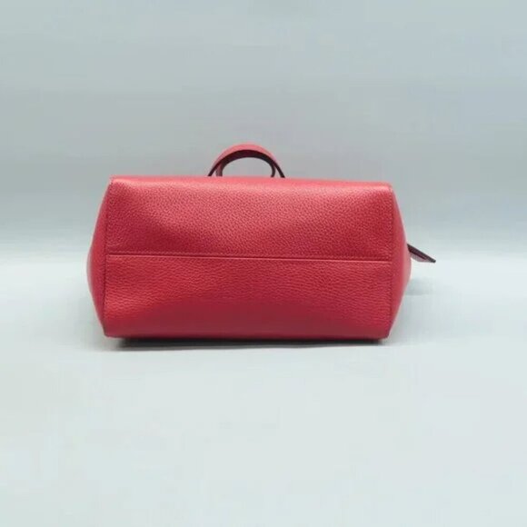 100% Authentic GUCCI Swing Red Leather Shoulder Bag 613-09124 - Picture 5 of 12